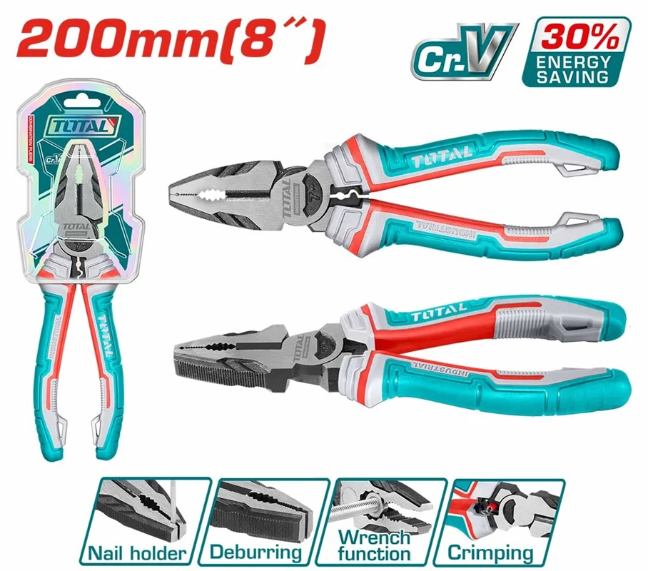 انبردست فوق صنعتی "8 (200MM) توتال TOTAL-THT210806S