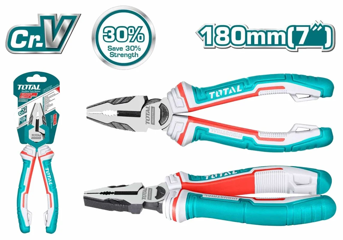 انبردست فوق صنعتی "7 (180MM) توتال TOTAL-THT210706S