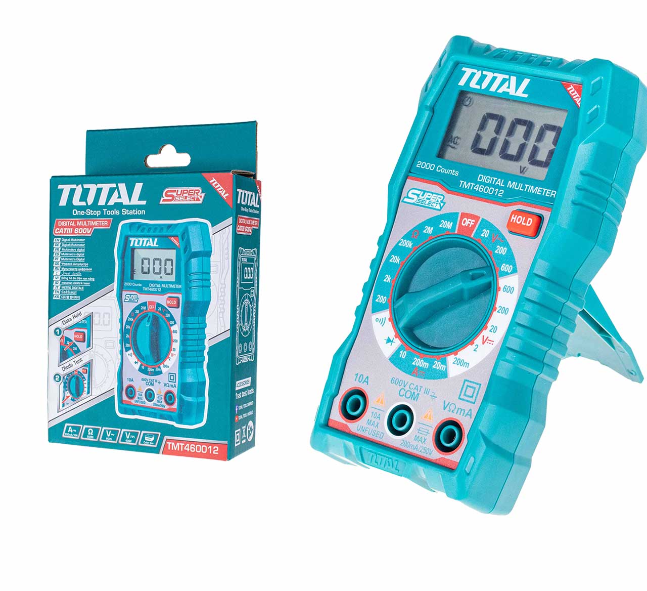 مولتی متر دیجیتال صنعتی توتال TOTAL-TMT460012