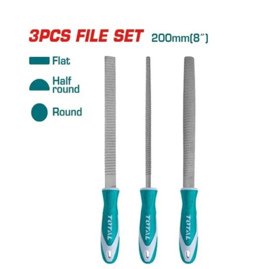 ست سوهان چوب 3 عددی توتال TOTAL-THT918326
