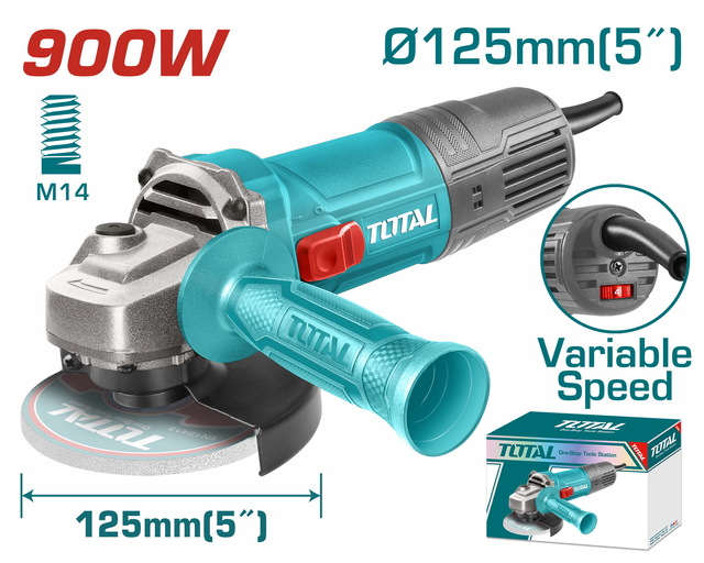 مینی فرز 900 وات 125MM دیمردار توتال TOTAL-TG109125565