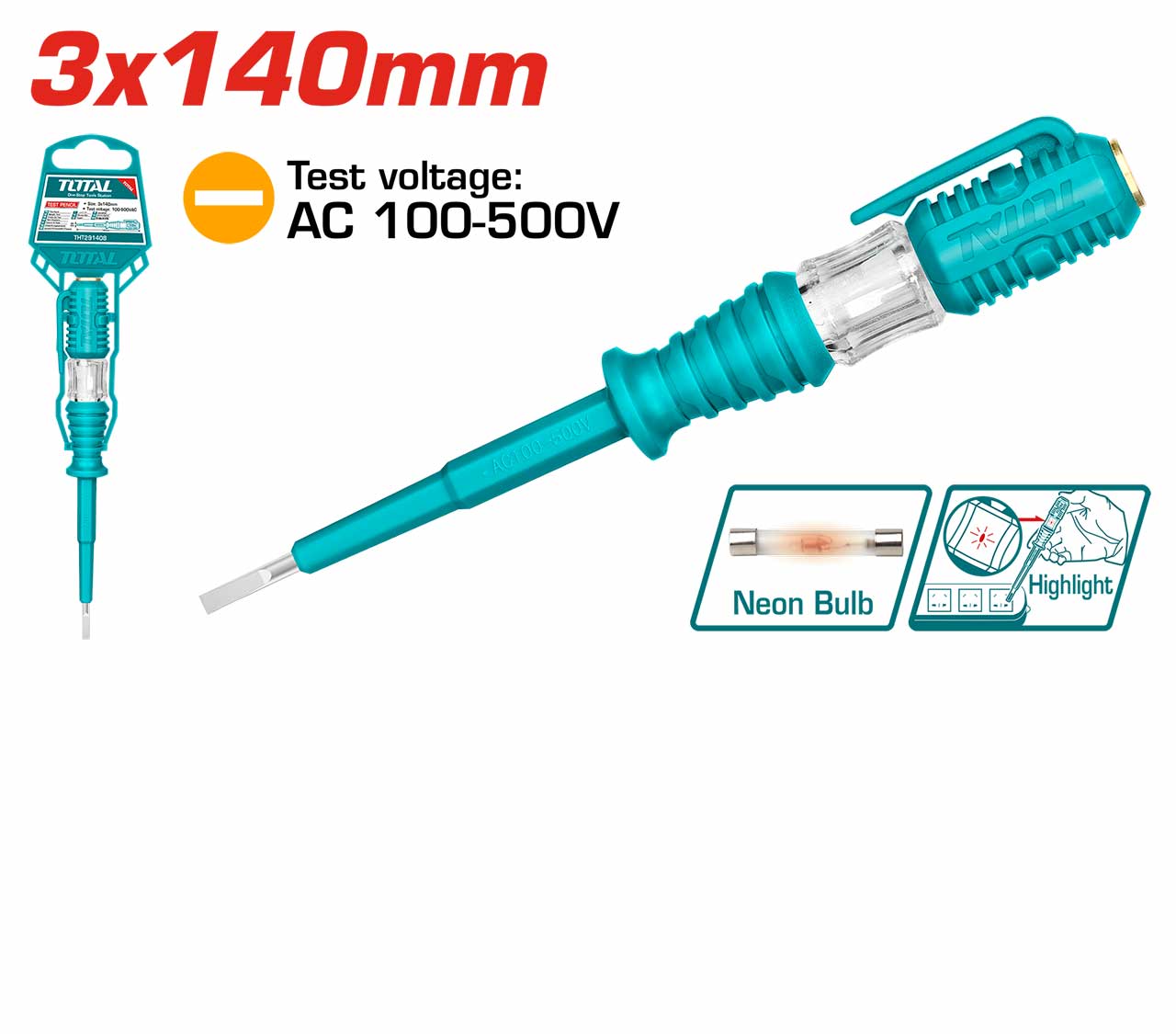 فازمتر 140MM توتال TOTAL-THT291408