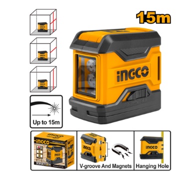 تراز لیزری دوخط اینکو INGCO-HLL156508