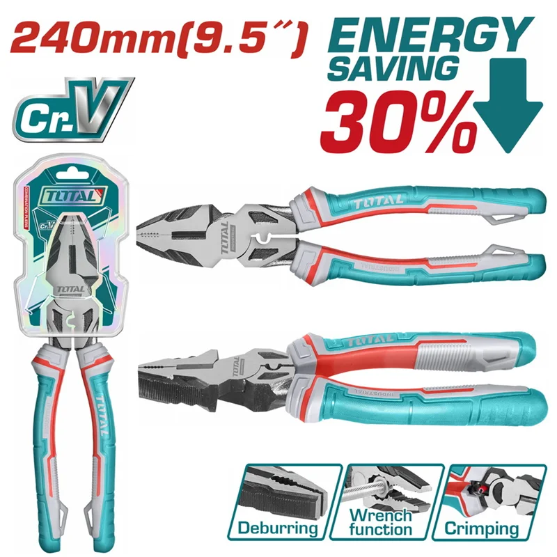 انبردست فوق صنعتی "9.5 (240MM)  توتال TOTAL-THT210906S
