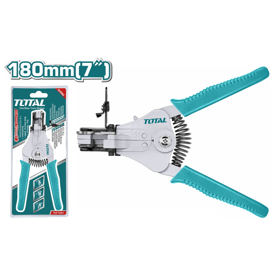 انبر سیم لخت کن اتوماتیک سایز "7 (180MM) توتال TOTAL-THT1591